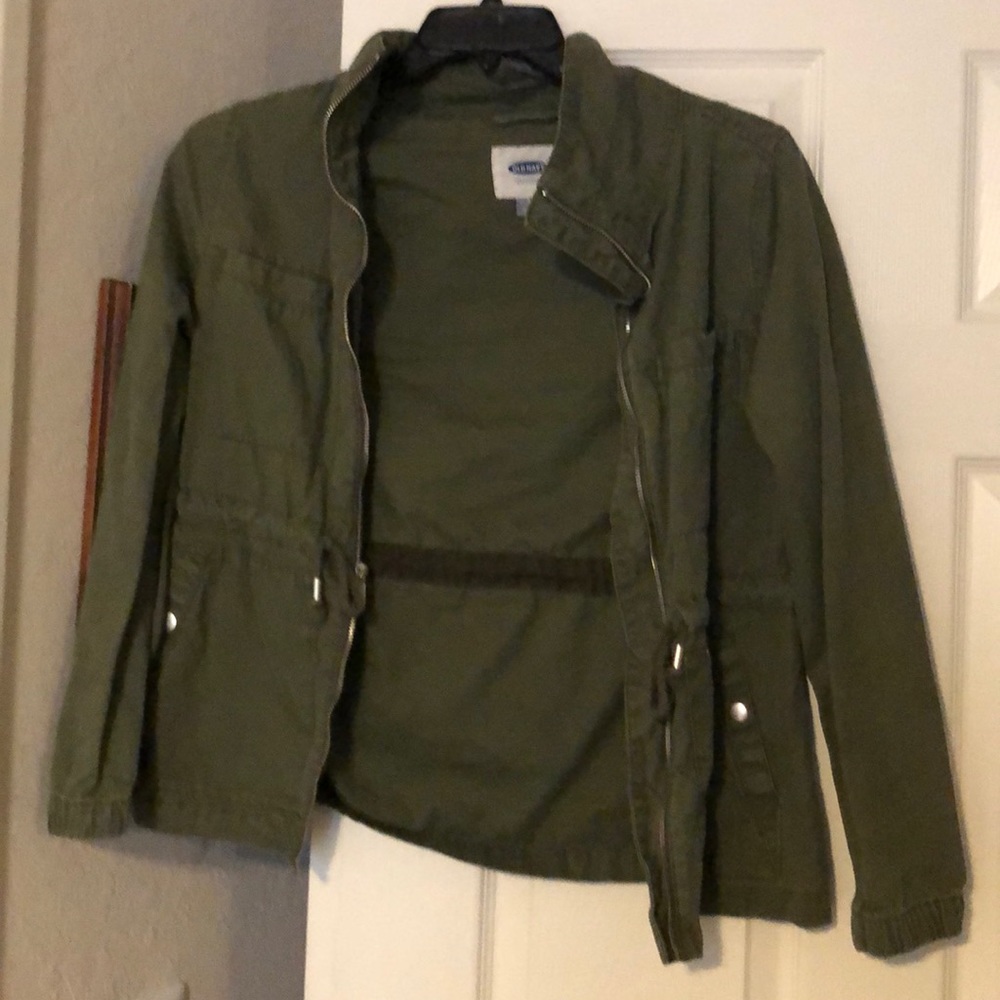 Green army jacket